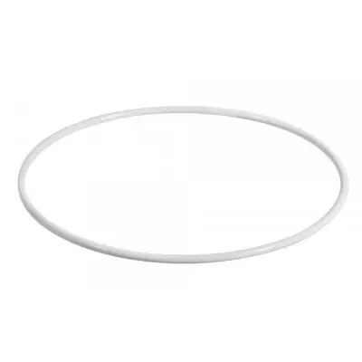 Metalen ring wit 18 cm Gratis Verzending