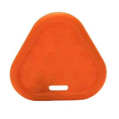 Snelle Levering Bijtring Triangel - oranje -2 stuks -Durable