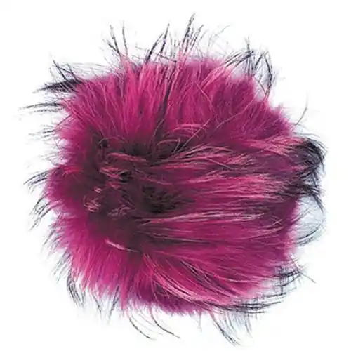 Pompon FinnRaccoon Fashion pink-zwart 107 - Lana Grossa Nieuw