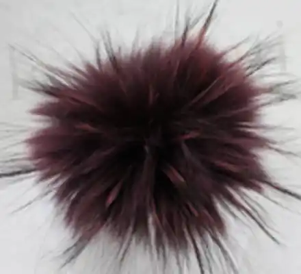 Weekendaanbieding Pompon FinnRaccoon Natur Kastanjebruin 118 - Lana Grossa