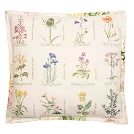 Thea Gouveneur borduurpakket wild bloemen kussen 2074A aida telpatroon Aanbieding