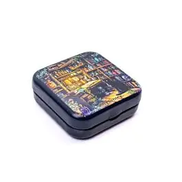 Rechtstreeks Van De Fabrikant Letistitch metalen naaldendoosje mysterieuze bibliotheek