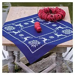 Vervaco borduurpakket tafelkleed herten van Scandinavië PN-0217590 voorbedrukt Laatste Versie