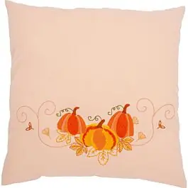 Vervaco borduurkussenpakket herfstpompoenen PN-0222385 voorbedrukt Beperkte Voorraad