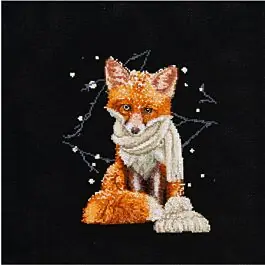 Thea Gouveneur borduurpakket 'Foxy lady' 744.05 telpatroon Tijdelijk Beschikbaar