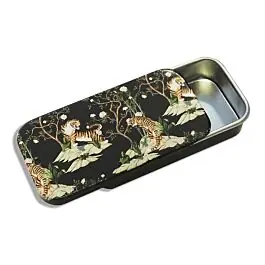 Voordeelprijs Letistitch tijgers metalen naaldendoosje incl. magneet