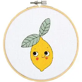 Tijdelijk Beschikbaar Vervaco borduurpakket Citroen PN-0215404 incl. borduurring van Eva Mouton