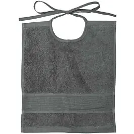 Speciale Aanbieding Rico Design antraciet baby slabbetje met aida rand 145031