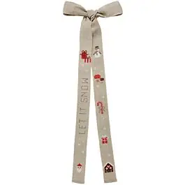 Aanbieding Rico Design borduurpakket strik 'Let it snow' 100370 telpatroon