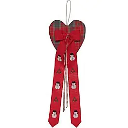 Snelle Levering Rico Design borduurpakket Wandhanger kersthart met sneeuwpoppen 78846 telpatroon