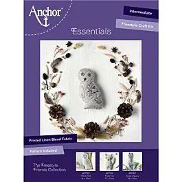 Anchor borduurpakket Oliver de uil AFF003 voorbedrukt Shop Nu
