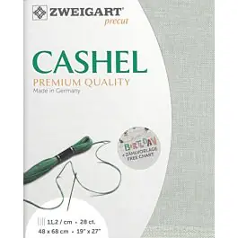 Zweigart linnen borduurstof kl.718 grijs Cashel 28counts\\/11,2 draden per cm Koop Online