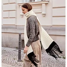 Actieprijs Lana Grossa lange sjaal breien van Cool Merino Big (c27,m15)