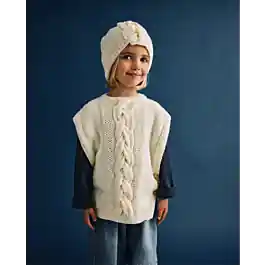 Phildar kinder spencer met kabel breien van Partner 3.5 (247,M5) Korting