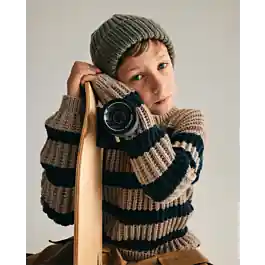 Finale Uitverkoop Phildar gestreepte kindertrui breien van Partner 3,5 (246, m15)