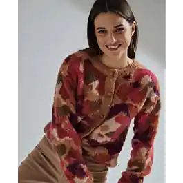 Finale Uitverkoop Phildar dames vest in jacquard breien van Phil Chic en Phil Chic Lurex (244, m13)