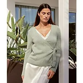 Weekendaanbieding Lana Grossa vest breien van Organico (LP 24, m23)