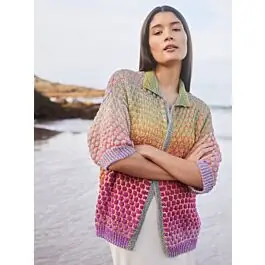 Gecertificeerd Lana Grossa vest breien van Cotonella (Gomitolo13, m26)