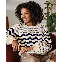 Gecertificeerd Phildar dames trui breien van Phil Partner 3,5 (236, M13)