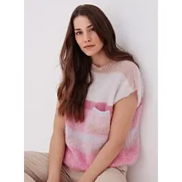 Betrouwbaar Lana Grossa Silkhair spencer breien uit Lookbook 16 m27