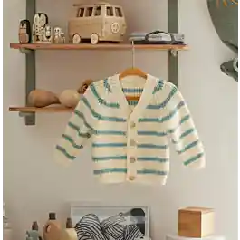 Alleen Vandaag Phildar baby vestje breien van Phil Lambswool (230, M29)