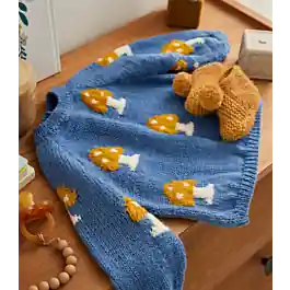 Actieprijs Phildar baby luiertruitje breien van Phil Lambswool (230, M24)