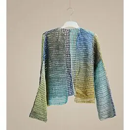 Dagaanbieding Lana Grossa vest haken van Gomitolo Versione G12,m24