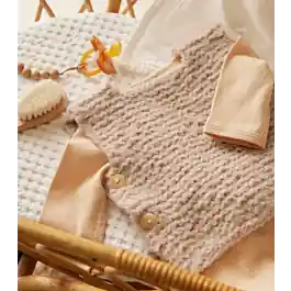 Fabrieksprijs Phildar baby truitje breien van Phil Chouchou (230, M6)