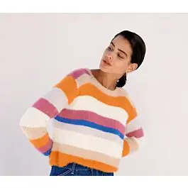 Beste Prijs Lana Grossa streeptrui breien van Per Fortuna uit Filati 65,m25