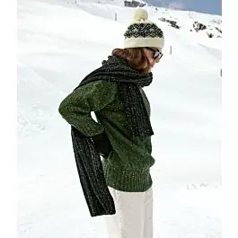 Aanbieding Lana Grossa sjaal breien van Country Tweed Fine (Classici 23, model 34)