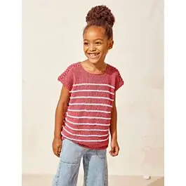 Voordeelprijs Phildar meiden top breien van Phil Eucalyptus (211, m14)