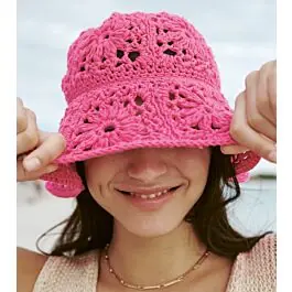 Bestel Nu Lana Grossa dames hoed haken van Organico (LP15, M18)