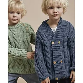 Direct Beschikbaar Phildar jongens kabelvest breien van Merinos 6 (203, m25)