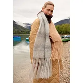 Voordeelprijs Lana Grossa sjaal breien van Silkhair Haze Melange M12