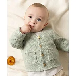 Gereduceerde Prijs Phildar baby vest met zakjes breien van Phil Rustique (196, m16)