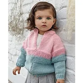 Voordeelprijs Phildar peuter jasje breien van Phil Beaugency en Merinos 6 (193, m6)