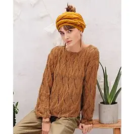 Direct Verzonden Phildar dames trui met telpatroon breien van Phil Rustique (21,168)