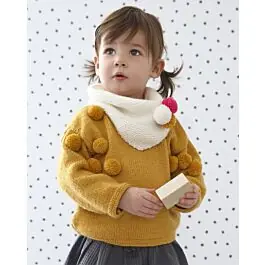 Beste Prijs Phildar makkelijke peuter snood met pompons breien van Phil Caresse (m16, 698)