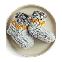Express Levering Phildar baby slofjes breien van Super baby en Lambswool
