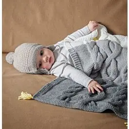 Betrouwbaar Phildar dekentje breien van partner 6