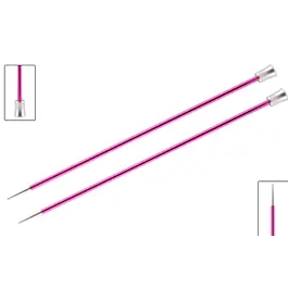 Flitsaanbieding Knit Pro Zing breinaald met knop 5.0mm, 40cm lang