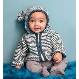Beperkte Voorraad Wol incl. breipatroon baby mantel van Rapido