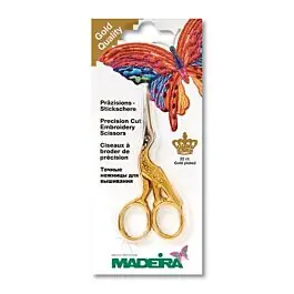 Madeira borduurschaar ooievaar 9cm Fabrieksprijs