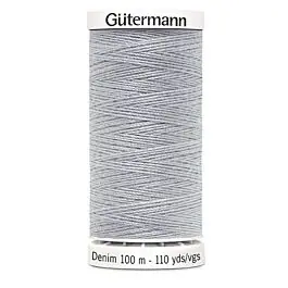 Gütermann Denim naaigaren kleur 9830 zilvergrijs Laatste Versie