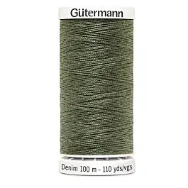 Dagaanbieding Gütermann Denim naaigaren kleur 9025 legergroen