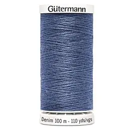 Gütermann Denim naaigaren kleur 6075 jeans blauw Tijdelijk Beschikbaar