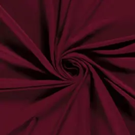 Viscose tricot uni wijnrood Premium