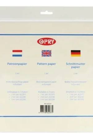 Beste Prijs Opry Patroonpapier - Transparant (1m²)