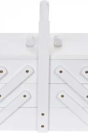 Aanbieding Prym Naaibox Hout Wit