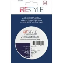 Beperkt Aanbod 0.8mm elastisch kralenkoord RESTYLE-E 015.70501